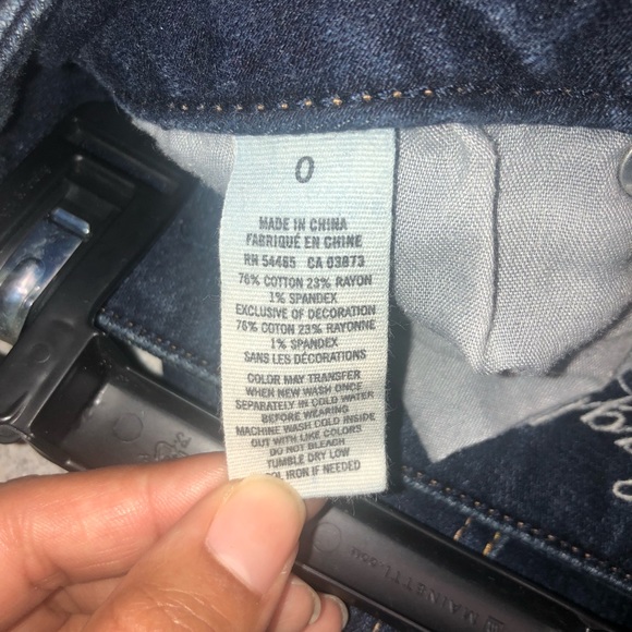 American Eagle Outfitters Denim Jean Short, size 0 - Picture 3 of 3